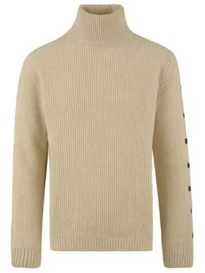 DANIELE ALESSANDRINI DANIELE ALESSANDRINI SWEATERS CREAM