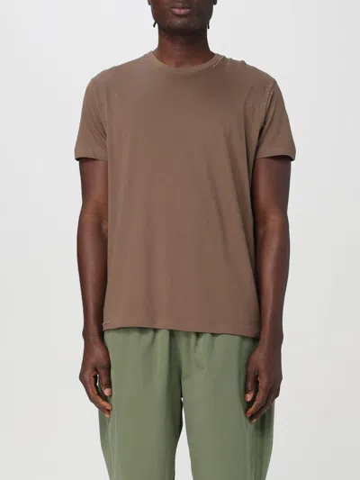 Daniele Alessandrini T-shirt  Men Color Dove Grey In Brown