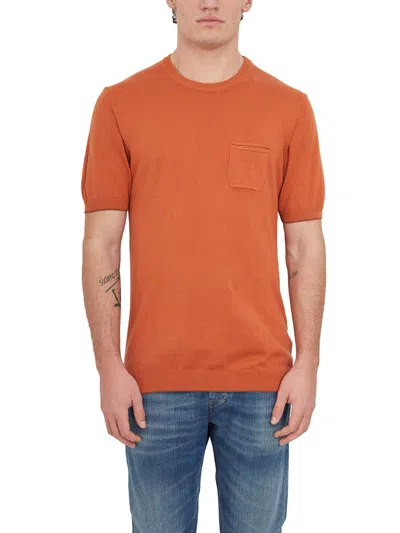 Daniele Alessandrini T-shirt Girocollo Con Taschino In Web