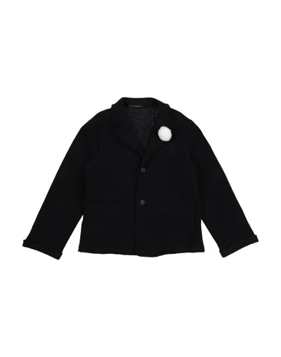 Daniele Alessandrini Babies' Suit Jackets In Black