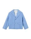 Daniele Alessandrini Toddler Boy Blazer Light Blue Size 4 Recycled Polyester, Pes, Rayon, Elastane In Blue
