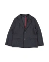 Daniele Alessandrini Toddler Boy Blazer Midnight Blue Size 4 Cotton, Polyester In Blue