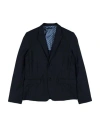 Daniele Alessandrini Toddler Boy Blazer Midnight Blue Size 6 Wool, Cotton, Polyester, Acrylic In Blue