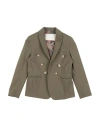 Daniele Alessandrini Toddler Boy Blazer Military Green Size 6 Cotton, Polyamide, Elastane In Green