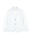 Daniele Alessandrini Toddler Boy Blazer Off White Size 6 Polyester, Viscose In Off White