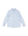 Daniele Alessandrini Babies'  Toddler Boy Shirt Sky Blue Size 4 Cotton, Polyamide, Elastane