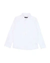 Daniele Alessandrini Babies'  Toddler Boy Shirt White Size 4 Cotton, Elastane