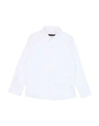 Daniele Alessandrini Babies'  Toddler Boy Shirt White Size 4 Cotton, Elastane