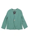 Daniele Alessandrini Babies'  Toddler Boy Blazer Sage Green Size 6 Viscose, Linen