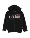 Daniele Alessandrini Toddler Boy Sweatshirt Black Size 6 Cotton, Polyester In Black