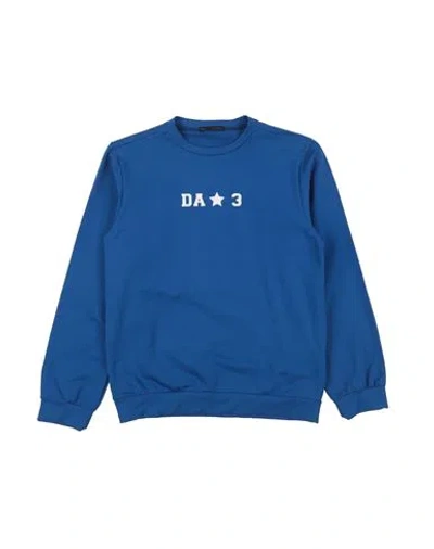 Daniele Alessandrini Babies'  Toddler Boy Sweatshirt Blue Size 4 Cotton, Elastane