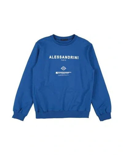 Daniele Alessandrini Babies'  Toddler Boy Sweatshirt Bright Blue Size 6 Cotton, Elastane