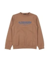 Daniele Alessandrini Babies'  Toddler Boy Sweatshirt Camel Size 6 Cotton, Elastane In Beige