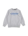 Daniele Alessandrini Babies'  Toddler Boy Sweatshirt Grey Size 6 Cotton, Elastane