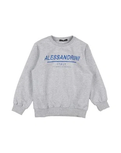 Daniele Alessandrini Babies'  Toddler Boy Sweatshirt Grey Size 6 Cotton, Elastane