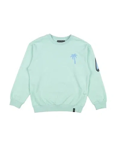 Daniele Alessandrini Babies'  Toddler Boy Sweatshirt Light Green Size 4 Cotton, Elastane