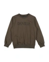 Daniele Alessandrini Toddler Boy Sweatshirt Military Green Size 6 Cotton, Elastane In Green