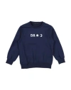 Daniele Alessandrini Babies'  Toddler Boy Sweatshirt Navy Size 4 Cotton, Elastane In Navy Blue