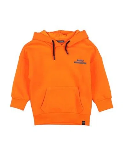 Daniele Alessandrini Babies'  Toddler Boy Sweatshirt Orange Size 4 Cotton, Polyester