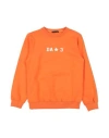 Daniele Alessandrini Babies'  Toddler Boy Sweatshirt Orange Size 6 Cotton, Elastane