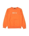 Daniele Alessandrini Babies'  Toddler Boy Sweatshirt Orange Size 4 Cotton, Elastane