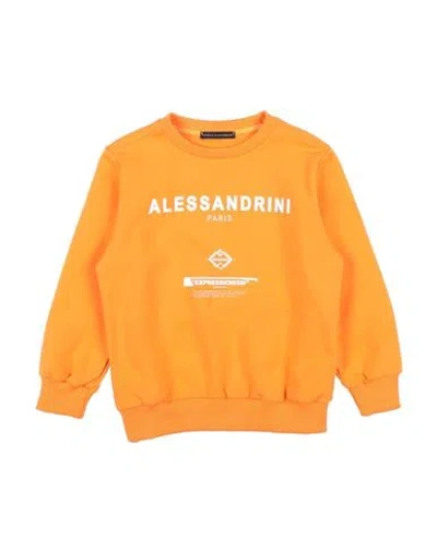 Daniele Alessandrini Babies'  Toddler Boy Sweatshirt Orange Size 6 Cotton, Elastane