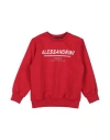 Daniele Alessandrini Babies'  Toddler Boy Sweatshirt Red Size 6 Cotton, Elastane