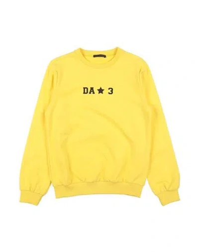 Daniele Alessandrini Babies'  Toddler Boy Sweatshirt Yellow Size 6 Cotton, Elastane