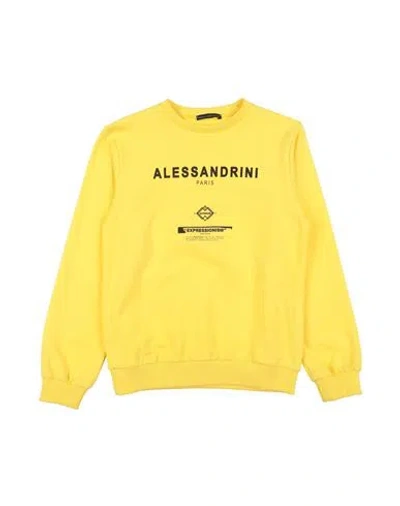 Daniele Alessandrini Babies'  Toddler Boy Sweatshirt Yellow Size 4 Cotton, Elastane