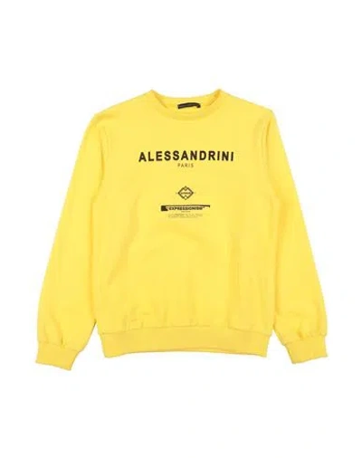 Daniele Alessandrini Babies'  Toddler Boy Sweatshirt Yellow Size 6 Cotton, Elastane