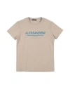 Daniele Alessandrini Babies'  Toddler Boy T-shirt Beige Size 6 Cotton, Elastane