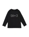 Daniele Alessandrini Babies'  Toddler Boy T-shirt Black Size 6 Cotton