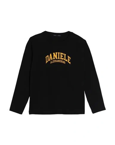 Daniele Alessandrini Kids'  Toddler Boy T-shirt Black Size 6 Cotton, Elastane