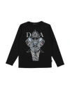 Daniele Alessandrini Babies'  Toddler Boy T-shirt Black Size 4 Cotton, Elastane