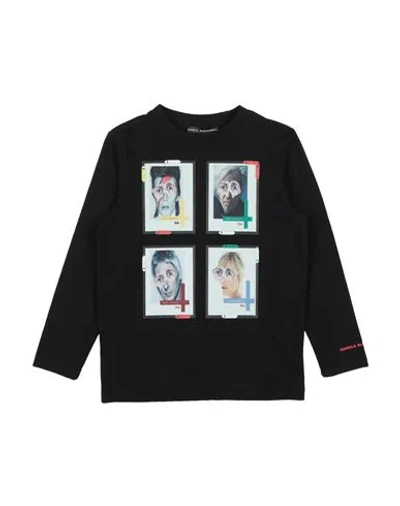 Daniele Alessandrini Babies'  Toddler Boy T-shirt Black Size 6 Cotton, Elastane