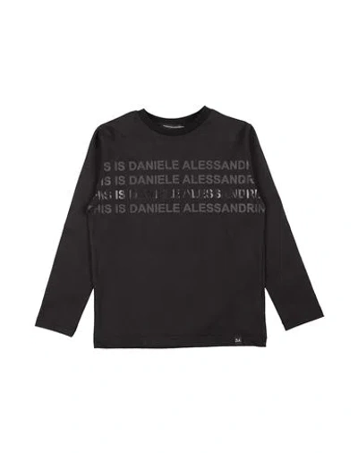 Daniele Alessandrini Babies'  Toddler Boy T-shirt Black Size 4 Cotton, Elastane