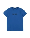 Daniele Alessandrini Toddler Boy T-shirt Blue Size 6 Cotton, Elastane In Blue