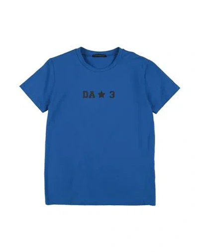 Daniele Alessandrini Babies'  Toddler Boy T-shirt Blue Size 6 Cotton, Elastane