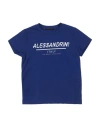 Daniele Alessandrini Babies'  Toddler Boy T-shirt Blue Size 6 Cotton, Elastane