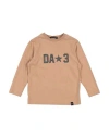 Daniele Alessandrini Babies'  Toddler Boy T-shirt Camel Size 6 Cotton In Beige