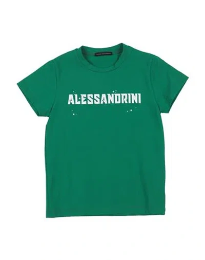 Daniele Alessandrini Babies'  Toddler Boy T-shirt Green Size 4 Cotton, Elastane