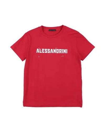 Daniele Alessandrini Babies'  Toddler Boy T-shirt Red Size 4 Cotton, Elastane