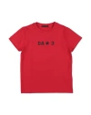 Daniele Alessandrini Toddler Boy T-shirt Red Size 6 Cotton, Elastane In Red
