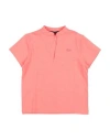 Daniele Alessandrini Babies'  Toddler Boy T-shirt Salmon Pink Size 4 Cotton, Elastane
