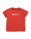 Daniele Alessandrini Babies'  Toddler Boy T-shirt Tomato Red Size 6 Cotton, Elastane