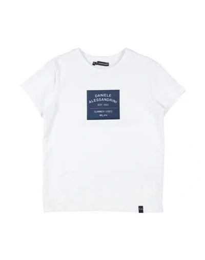 Daniele Alessandrini Babies'  Toddler Boy T-shirt White Size 6 Cotton, Elastane