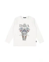 Daniele Alessandrini Toddler Boy T-shirt White Size 4 Cotton, Elastane In White