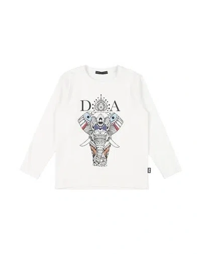 Daniele Alessandrini Babies'  Toddler Boy T-shirt White Size 4 Cotton, Elastane