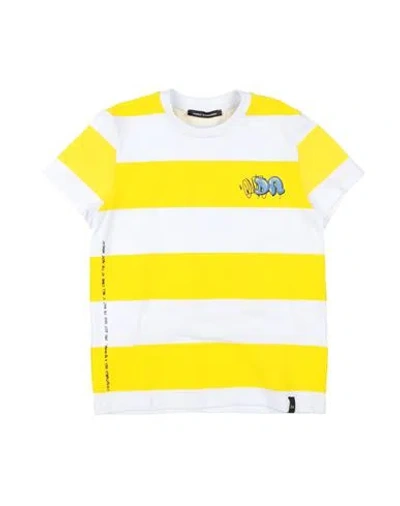 Daniele Alessandrini Babies'  Toddler Boy T-shirt Yellow Size 4 Cotton, Elastane