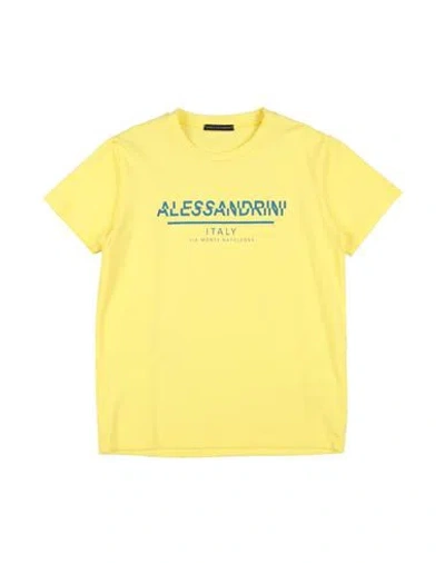 Daniele Alessandrini Babies'  Toddler Boy T-shirt Yellow Size 6 Cotton, Elastane